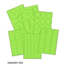 Zboží na objednávku - Etikety R0130 neon zelené  100listů