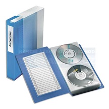 Zboží na objednávku - Box na CD/48ks - kniha modrá Esselte 67083