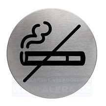 Zboží na objednávku - Informační piktogram nerez Durable 4911 Zákaz kouření