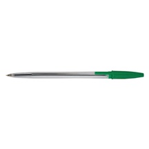 Pero kuličkové jednorázové průhledné zelené  [ POUZE PO 50-ti ks ]