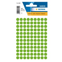 Doprodej - Etikety Herma neon zelené kolečko  8mm 540ks