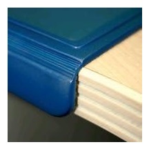 Podložka na stůl 65cm x 50cm Durable 7293 s hranou modrá