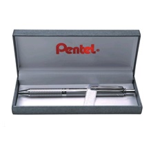 Pero gelové Pentel BL407-A Energel  0,7 kovová světle modrá + krabička