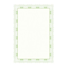 Zboží na objednávku - Papír certifikační A4 zelený/20 listů, OPT 1577