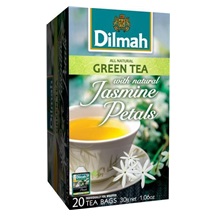 Čaj  DILMAH Green Tea Jasmine Petals / zelený jasmínový 20x2g