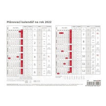 Kalendář 22SH/S71-22 Plánovací karta  211x148mm