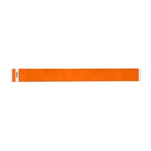 VÝPRODEJ -Náramek identifikační  1,9cm  Tyvek Oranžová neon 100ks