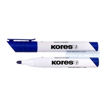 Popisovač bílá tabule Kores K-marker 3mm modrý