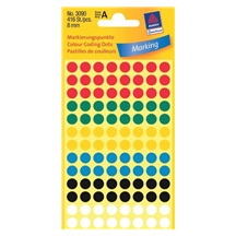 Zboží na objednávku - Etikety Avery Zweckform 3090 mix barev  8mm 416ks