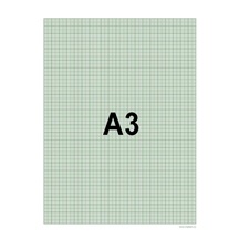 Papír milimetrový A3 50listů  blok Papírny Brno