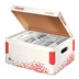 Esselte Speedbox rychle-složitelný archivační kontejner s víkem A4, bílá-červená 623911