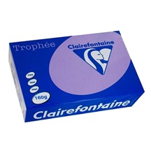 Papír Clairefontaine A4/210g/250 2214 intenzivní fialová