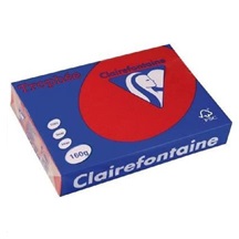 Papír Clairefontaine A3/160g/250 1044 tmavě červená