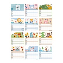 Kalendář 23N/BNL10 Nástěnný kalendář - Poznámkový - Rodinný plánovací kalendář - vyprodáno!!!!