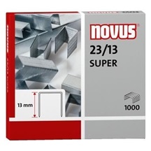 Spony do sešívačky 23/13  1000ks Novus Super