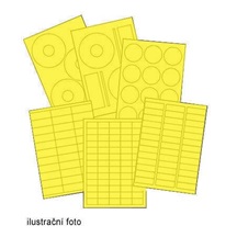 Zboží na objednávku - Etikety R0131 neon žluté  100listů