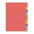 Rozřaďovač A4 2x6 listů  barevný papír Hit Office