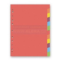Rozřaďovač A4 2x6 listů  barevný papír Hit Office
