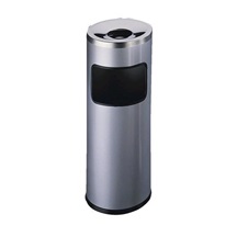Zboží na objednávku - Odpadkový koš s popelníkem SAVE Durable 3332 stříbrná