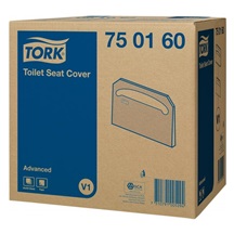 Výprodej - TORK 750160  Podložka na WC prkénko papírová, balení 250ks